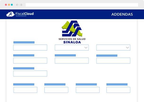 Addenda Servicios de Salud Sinaloa para CFDI 4.0