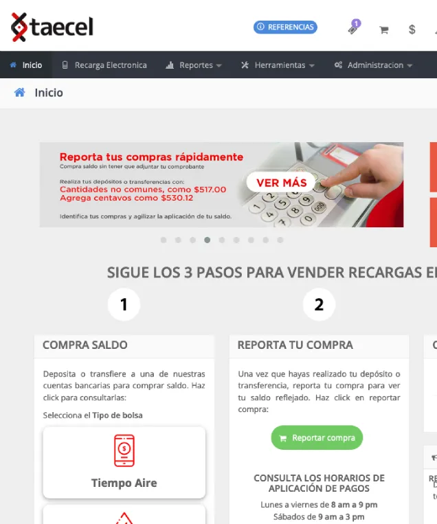 Vende saldo para todas las compañías